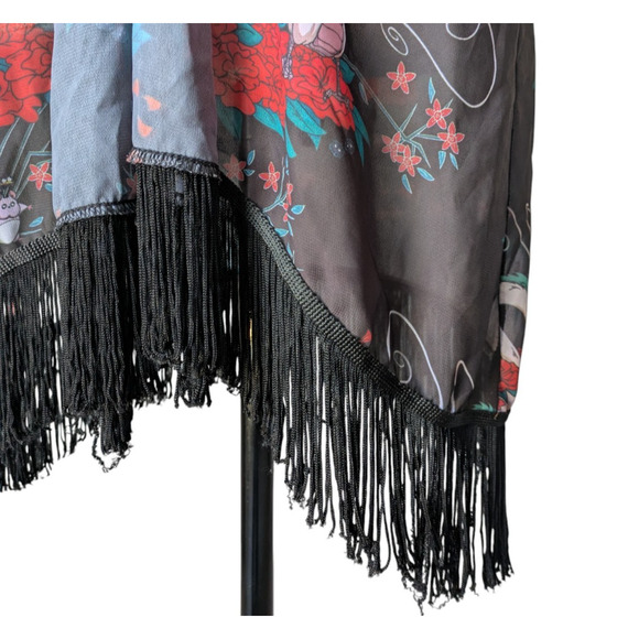 Studio Ghibli Her Universe Spirited Away Haku Kimono Size Medium Fringe Sheer - Picture 6 of 7